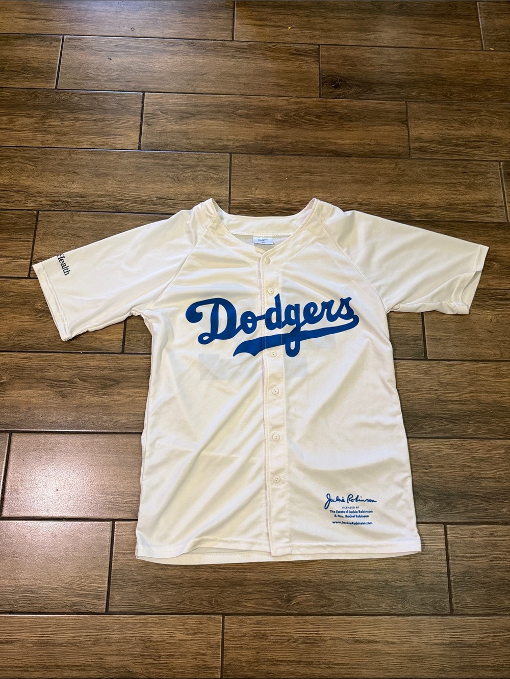 Los Angeles Dodgers UCLA Health Jackie Robinson Jersey SGA Giveaway Size M